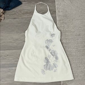 Brand New White Halter Dress